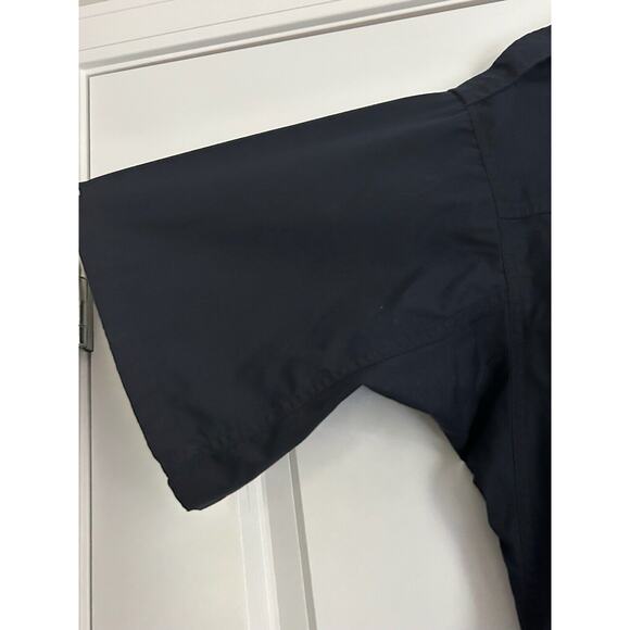 HQ Issue Black Zip-Up Tactical Utility Mens Short Sleeve Shirt XL - Picture 4 of 9